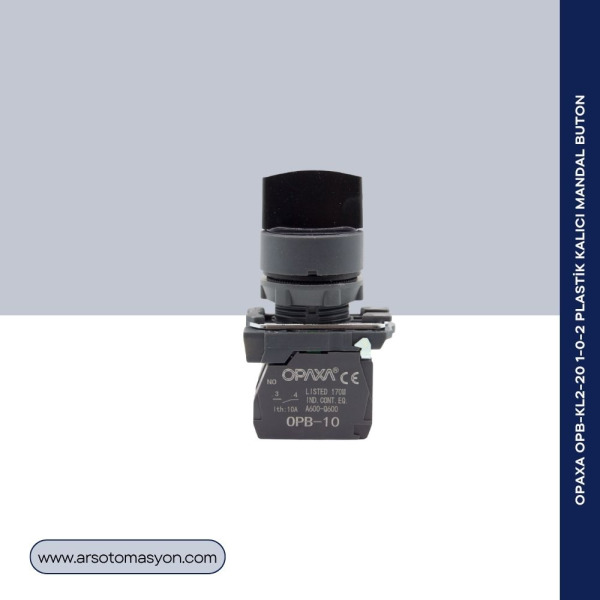 OPB-KL2-20 1-0-2 Plastik Kalıcı Mandal Buton