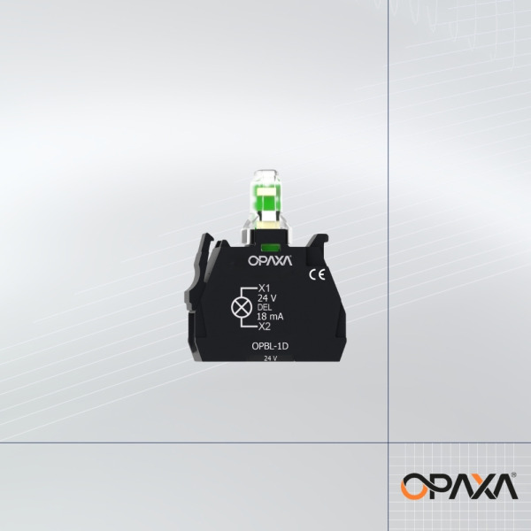 OPBL-1D Led'li Kontak Blok - 24VDC