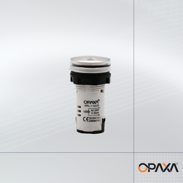 OPL-1-A220 Led Sinyal Lambası - 220VAC - Beyaz