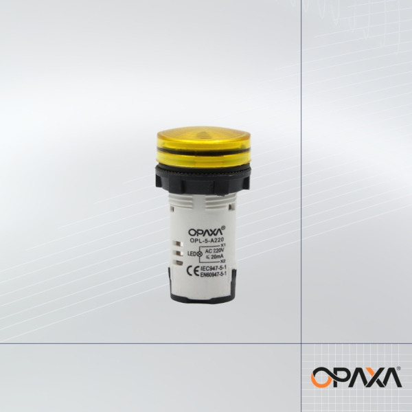OPL-5-A220 Led Sinyal Lambası - 220VAC - Sarı