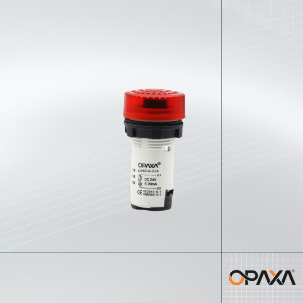 OPIB-4-D24 Monoblok Işıklı Buzzer - 24VDC