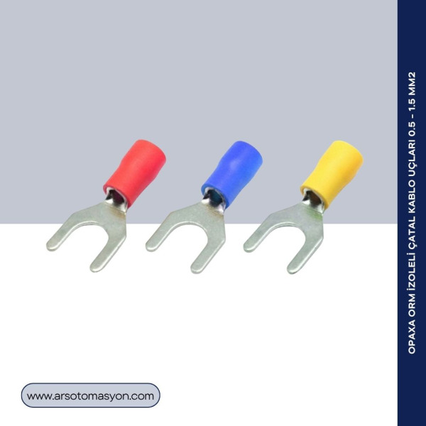 ORM İzoleli Çatal Kablo Uçları 0.5 - 1.5 mm2