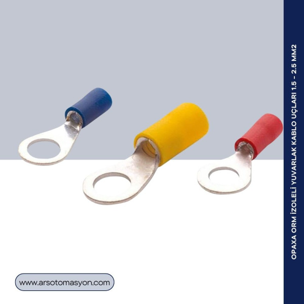 ORM İzoleli Yuvarlak Kablo Uçları 1.5 - 2.5 mm2